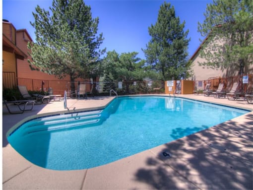 Crystal Clear Swimming Pool at Butterfield Apartments, Flagstaff, AZ 86004