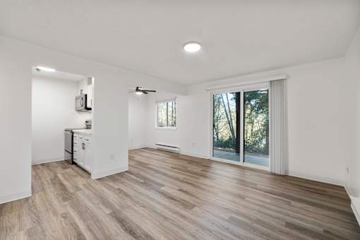 Living room 1 bd floor plan