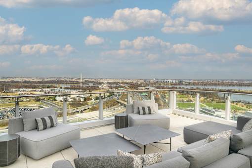 Rooftop lounge at Altaire, Arlington, VA, 22202