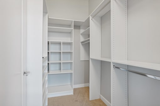 a large walk in closet with shelves and a door at 1919 Market St., Philadelphia, PA, 19103