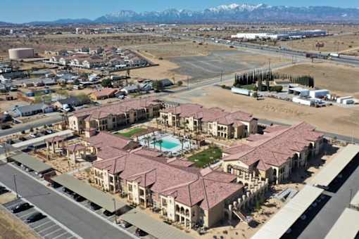 Aerial View at The Villas 55+ II Hesperia, California, 92660