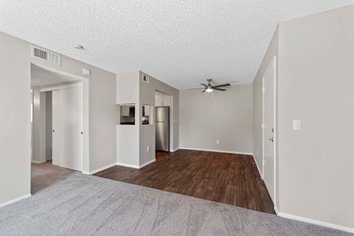 Vacant Room at Hendrix Apartments, California
