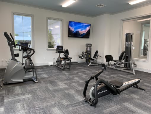 Fully Equipped Fitness Center at Canebrake Apartment Homes, Shreveport, LA, 71115