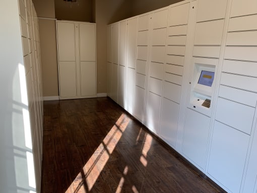 Mail Room at The Retreat Apartment Homes, North Dakota, 58801