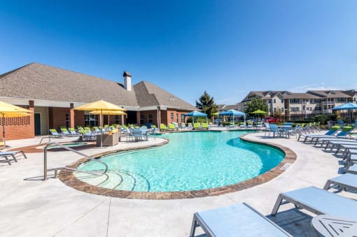 Resort Style Pool at The Madison of Tyler Apartment Homes, Tyler, TX