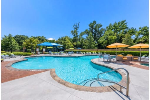 Resort Style Pool at The Madison of Tyler Apartment Homes, Tyler