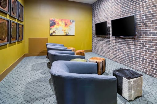 Movie Room at The Retreat Apartment Homes, ND, 58801