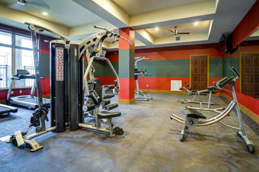 State of the Art Fitness Center at The Retreat Apartment Homes, Williston, ND