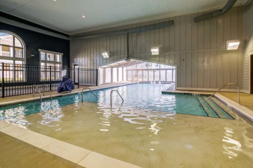 Indoor Swimming Pool at The Retreat Apartment Homes, North Dakota, 58801