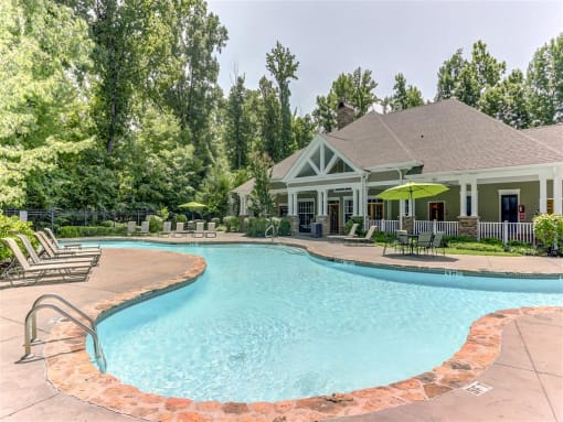Resort Style Pool at Quail Ridge Highlands Apartment Homes, Bartlett, Tennessee, 38135