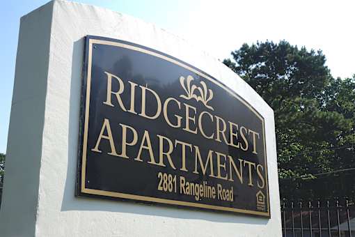 Property Signage at Ridgecrest Apartments, Memphis, TN, 38127