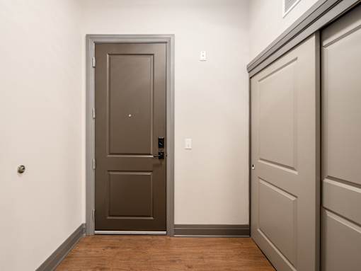 Brown Door at 303 Front St Apartments, Columbus, Ohio