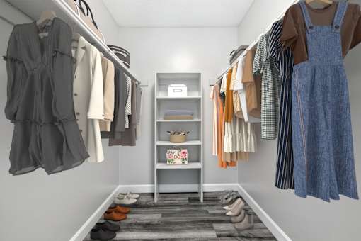 Large Closet at Hanna Village, Indianapolis, IN