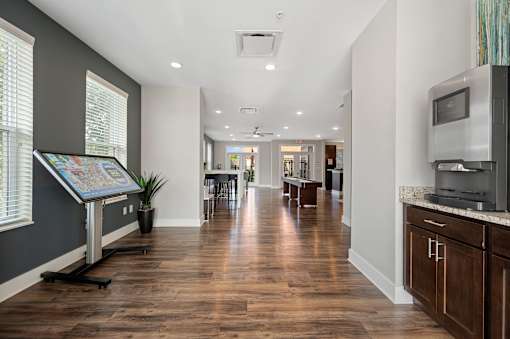 Wooden floor at DeSales Flats Apartments*, Ohio