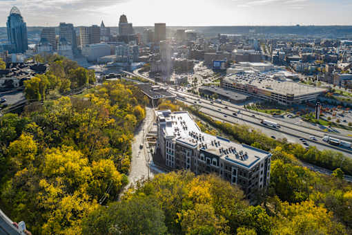 Aerial View at Adams Edge Apartments, Cincinnati, OH