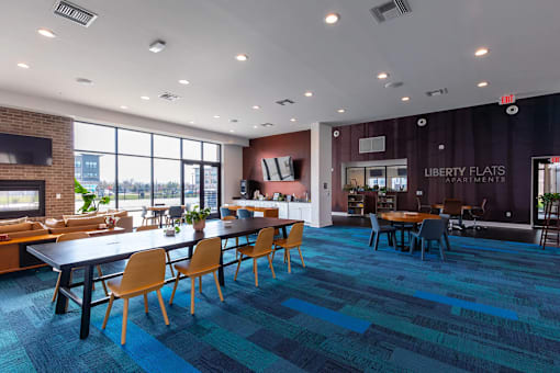 Residential Clubhouse at Liberty Flats Apartments, Liberty Township