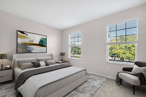 Spacious bedroom at College Park, Columbus, 43209