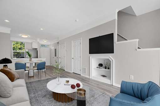 Modern Living room at College Park, Columbus
