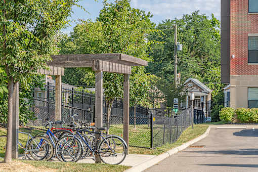 Play area at DeSales Flats Apartments*, Ohio