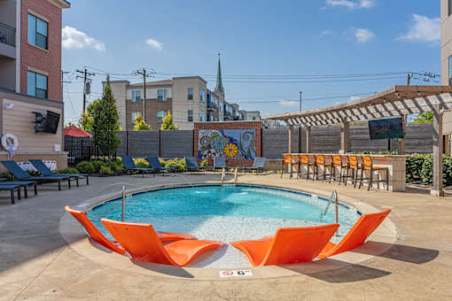 Pool at DeSales Flats Apartments*, Ohio