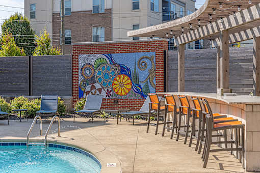 Pool view at DeSales Flats Apartments*, Ohio, 45206