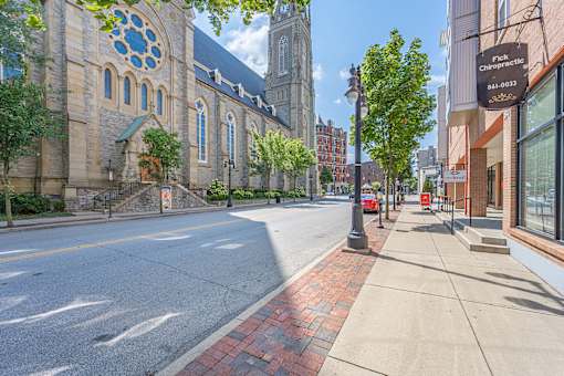 Street at DeSales Flats Apartments*, Cincinnati, Ohio