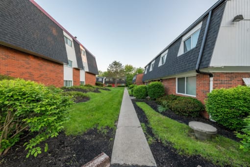 Walking Path at Finneytown Apartments and Townhomes, Cincinnati