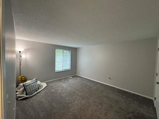 Bathroom With Extra Storage Space at Waterfront Pointe, Indianapolis, IN, 46214