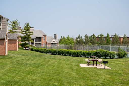 Large yard with a picnic table in the yard of a house at Indian Lookout, West Carrollton, OH, 45449