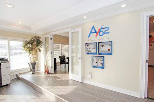 Modern interior design living room at A62 Apartments, Indiana 46220