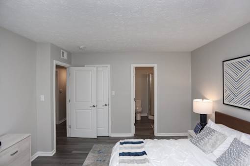 Bedroom With Closet at Spinnaker Court, Indiana, 46214