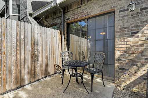 Patio with outdoor seating