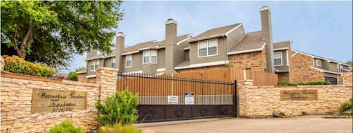Property gate entrance