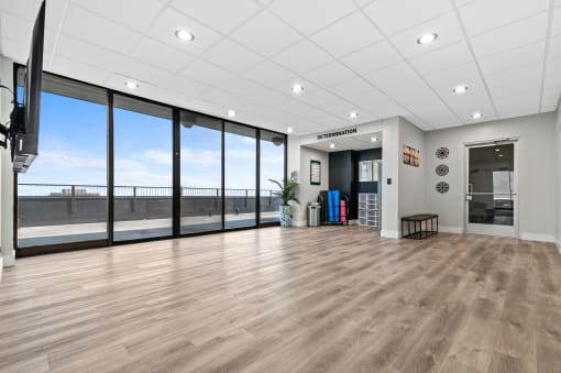 the lobby at 353 sacramento street
