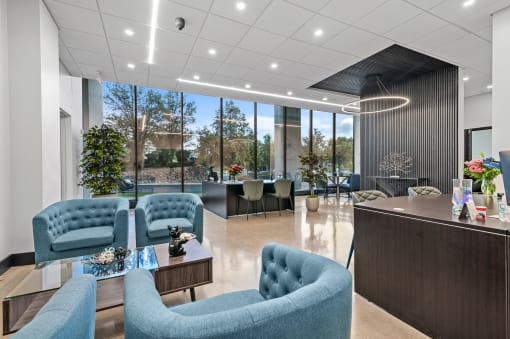 the lobby at 353 sacramento street