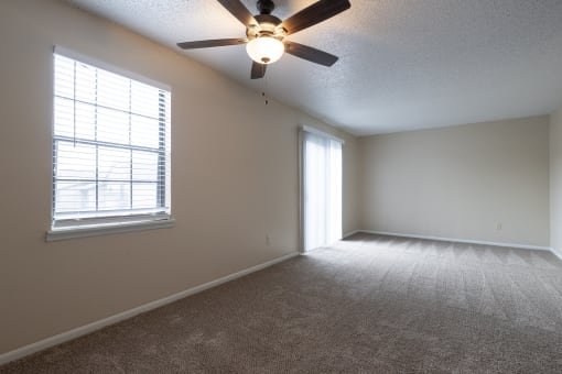 Southfork Apartment - Vacant 2-Bedroom Living Room