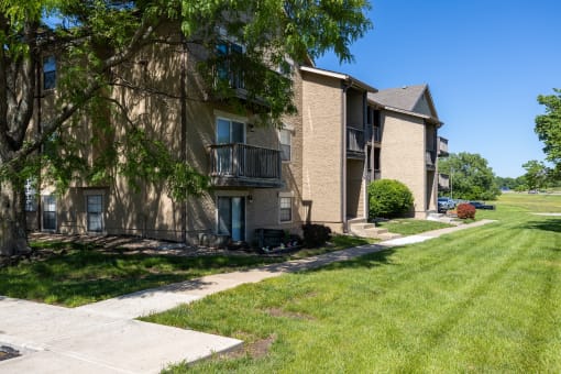 Exterior view of the Southfork Apartments clubhouse.
