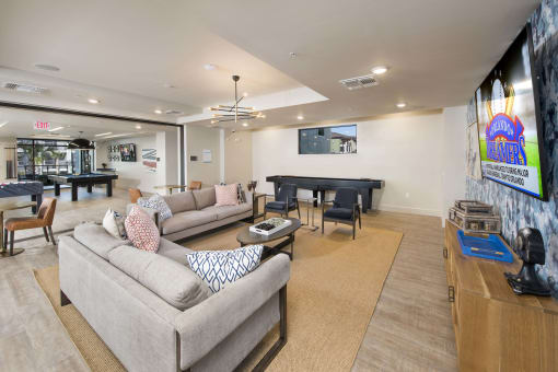 clubhouse entertainment room