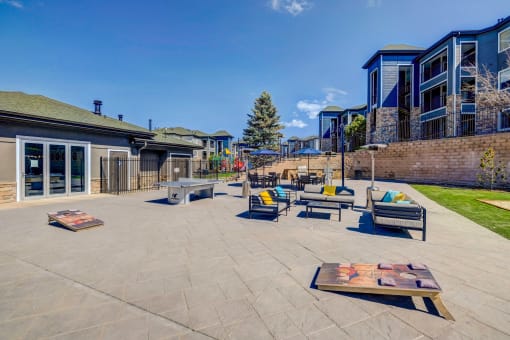 The Fletcher Outdoor Amenities at The Fletcher Southlands, Colorado
