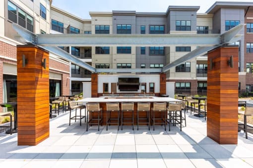 Outdoor Dining And Entertainment Area at One500, Teaneck, 07666