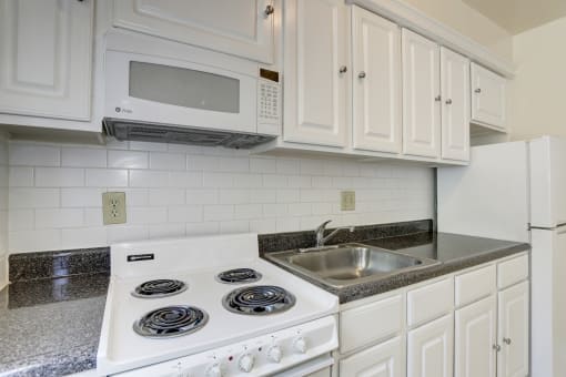 Updated Kitchen at Tivoli Gardens, Washington, District of Columbia