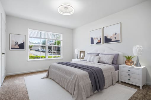 Modern Bedroom at Governors Green, Bowie, MD