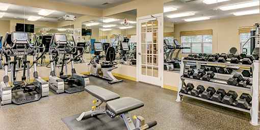 Gym with Exercise Bikes at The Villages at Belle Hill, Elkton