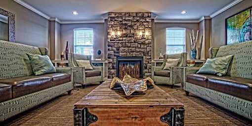Lobby with Cozy Furniture at Chapel Springs Apartments, Maryland, 21128
