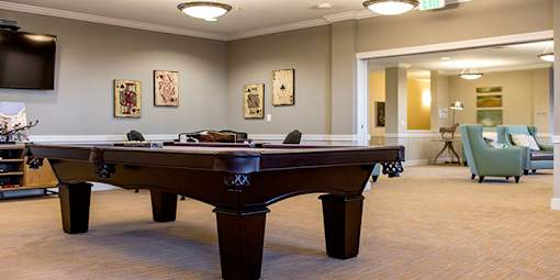 Clubhouse with Pool Table at Chapel Springs Apartments, Perry Hall, Maryland
