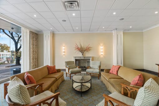 Lobby Seating Area at Carillon House Apartments, Washington, DC