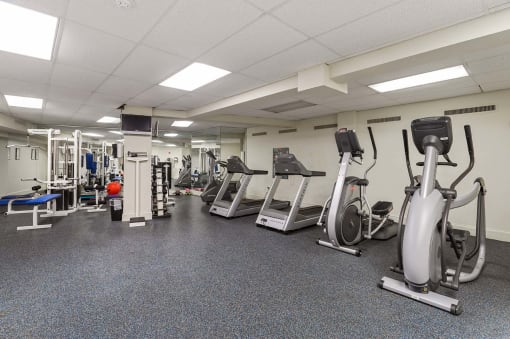 Resident Gym Treadmills at Carillon House Apartments, Washington, District of Columbia