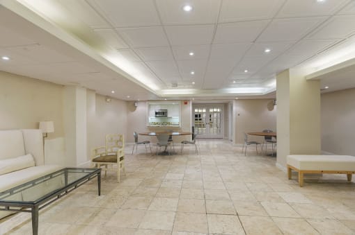Lobby Area at Carillon House Apartments, Washington