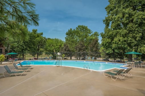 swimming pool at GrandView Apartments, Falls Church, 22041
