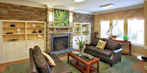 Bright Living Room at Hammarlee House Apartments, Maryland